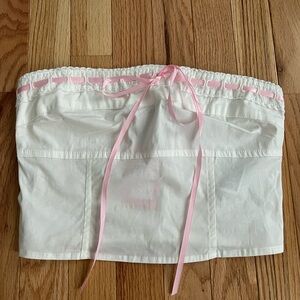 Edikted white & pink tube top